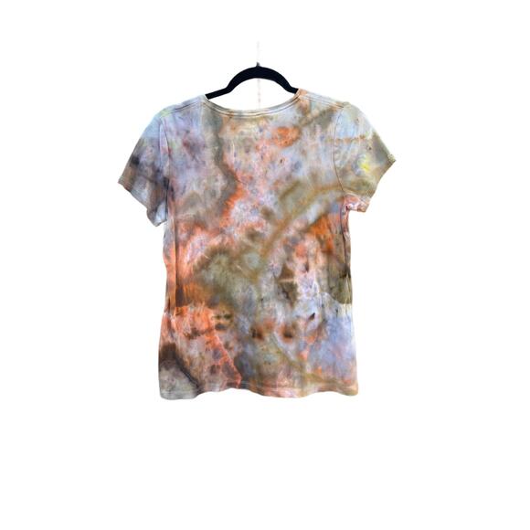 Tie Dye T-Shirt | Women’s Shirt | Geode Tie - Ice Dye | Upcycled Fashion - Picture 2 of 2